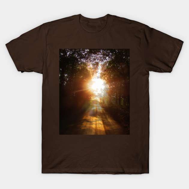 Forward Towards The Light T-Shirt by Dan Teo